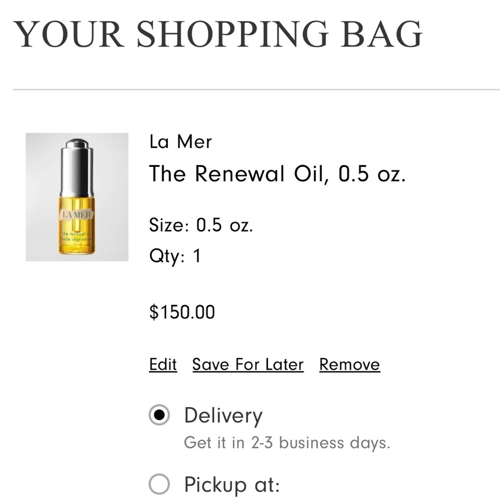 Brand NEW | La Mer the Renewal Oil 5ml - Picture 2 of 3